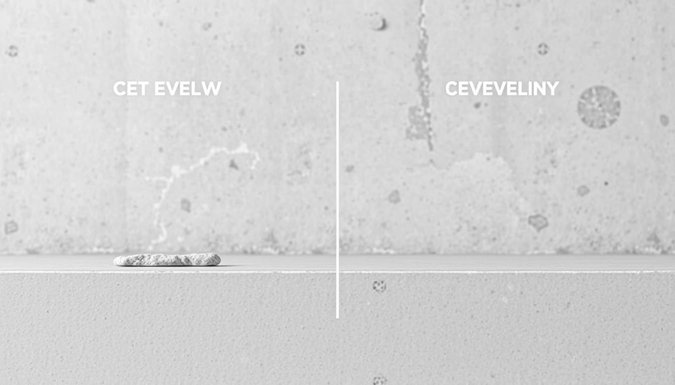concrete leveling method comparison chart — photo 2