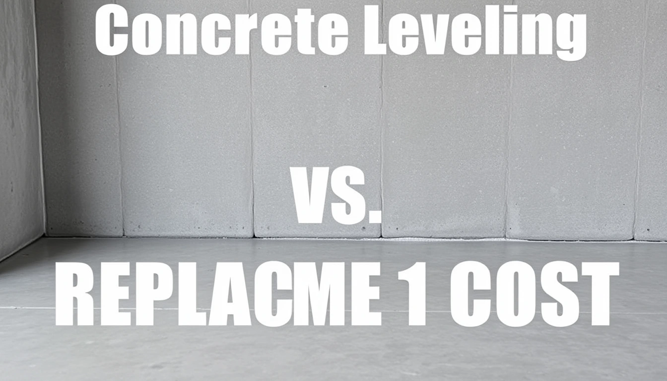 concrete leveling vs replacement cost concrete leveling vs replacement cost — photo 2