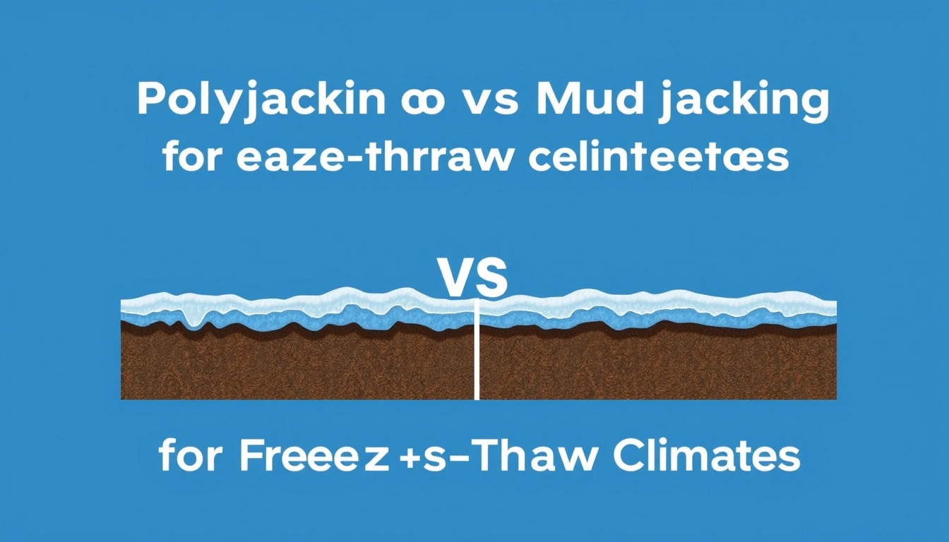 polyjacking vs mudjacking for freeze-thaw climates polyjacking vs mudjacking for freeze-thaw climates